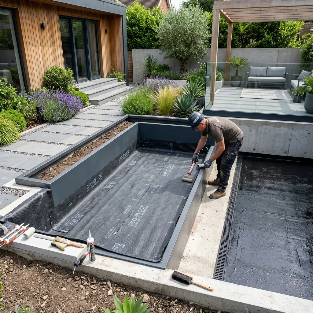 Jardineras y muros de contención en Bilbao